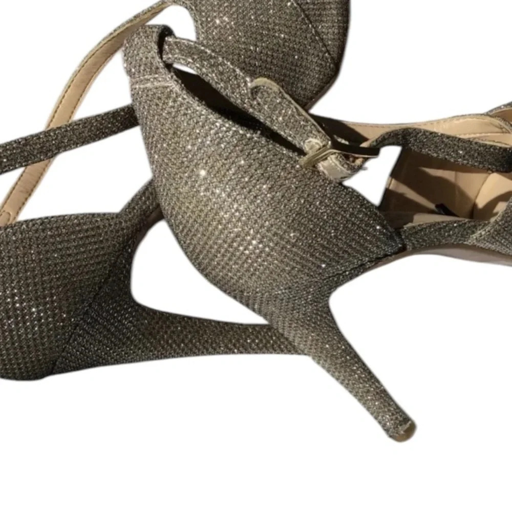 Marc Fisher Kaylane sparkly heels event evening holiday Size 9 - Picture 4 of 9